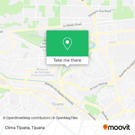 Mapa de Clima Tijuana