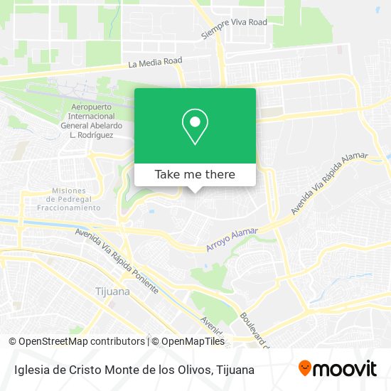 Mapa de Iglesia de Cristo Monte de los Olivos