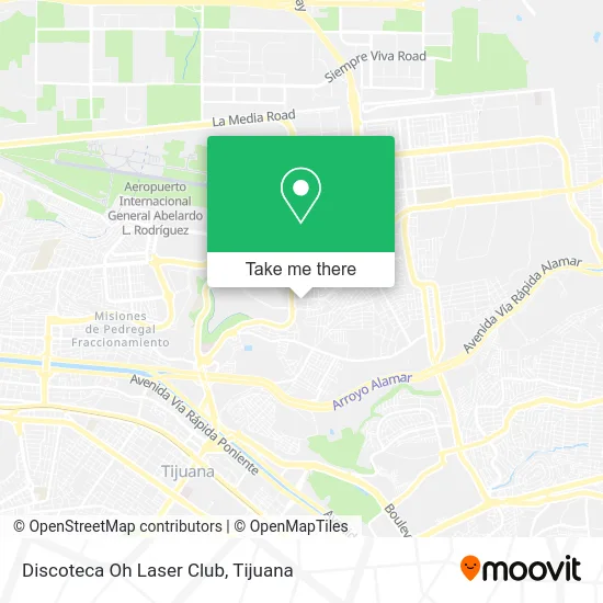 Discoteca Oh Laser Club map