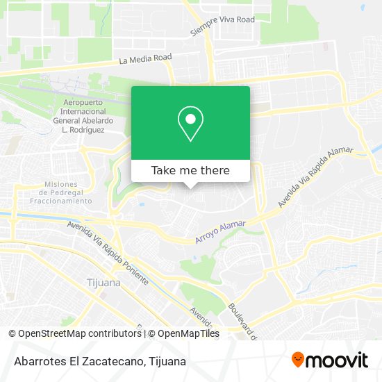 Abarrotes El Zacatecano map