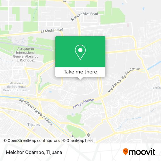 Mapa de Melchor Ocampo