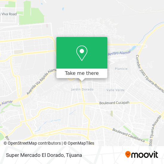 Super Mercado El Dorado map