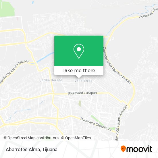 Abarrotes Alma map