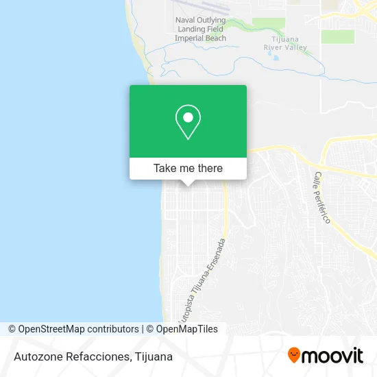 Autozone Refacciones map