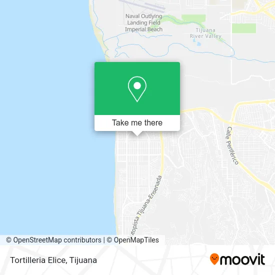 Tortilleria Elice map