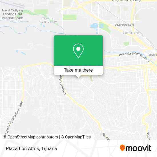 Mapa de Plaza Los Altos