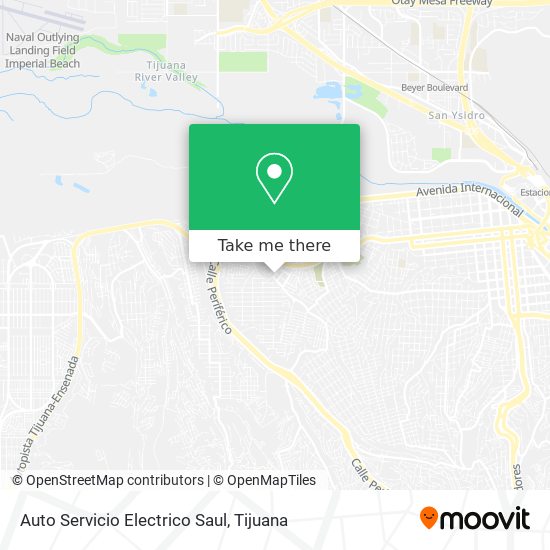 Auto Servicio Electrico Saul map