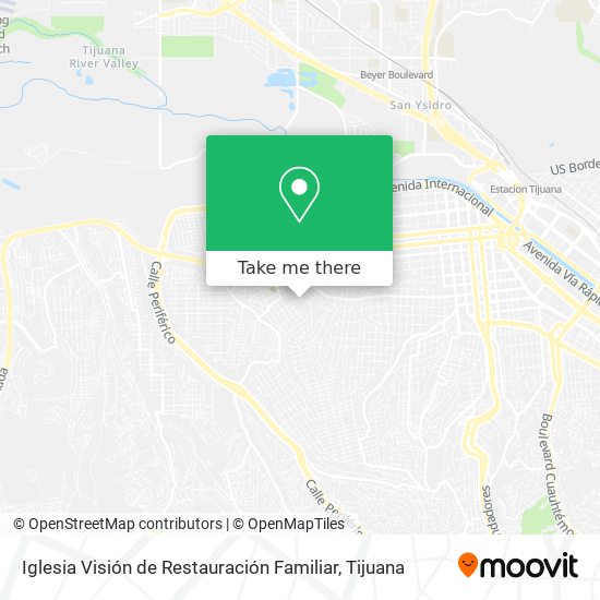 Mapa de Iglesia Visión de Restauración Familiar