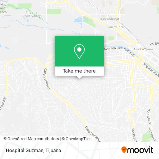 Mapa de Hospital Guzmán