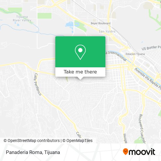Mapa de Panaderia Roma