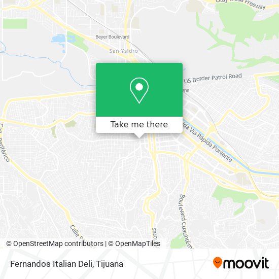 Fernandos Italian Deli map
