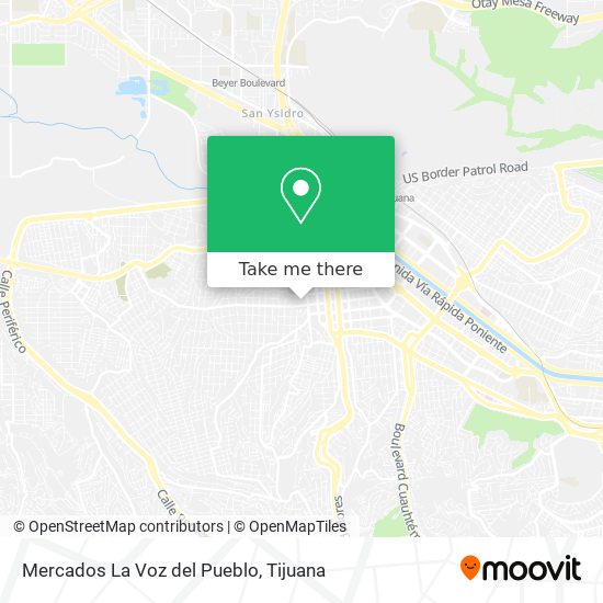 Mercados La Voz del Pueblo map