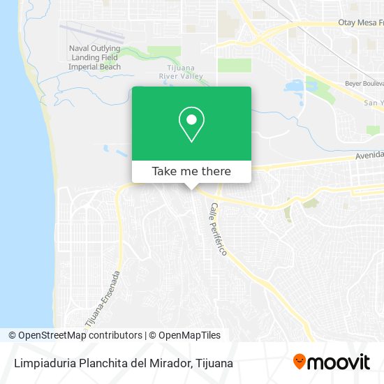 Mapa de Limpiaduria Planchita del Mirador