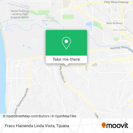 Fracc Hacienda Linda Vista map