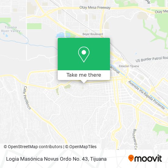 Logia Masónica Novus Ordo No. 43 map