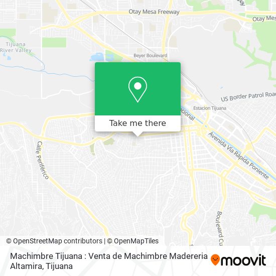 Machimbre Tijuana : Venta de Machimbre Madereria Altamira map