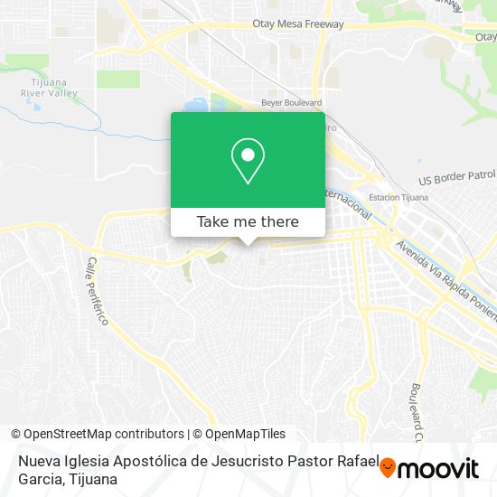 Nueva Iglesia Apostólica de Jesucristo Pastor Rafael Garcia map