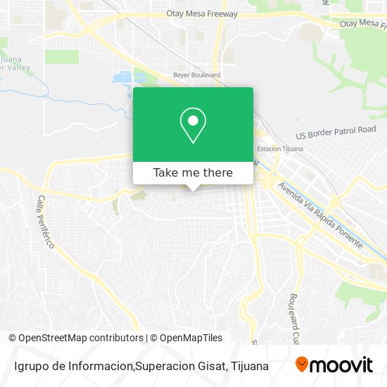 Igrupo de Informacion,Superacion Gisat map