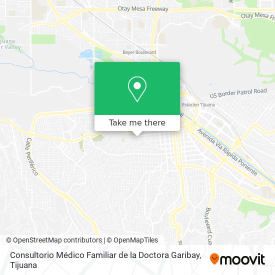 Consultorio Médico Familiar de la Doctora Garibay map