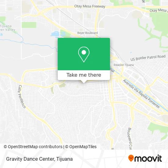 Gravity Dance Center map