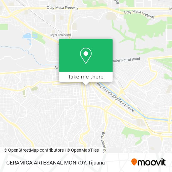 Mapa de CERAMICA ARTESANAL MONROY