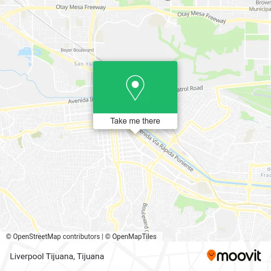 Liverpool Tijuana map