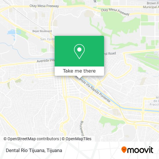 Mapa de Dental Rio Tijuana