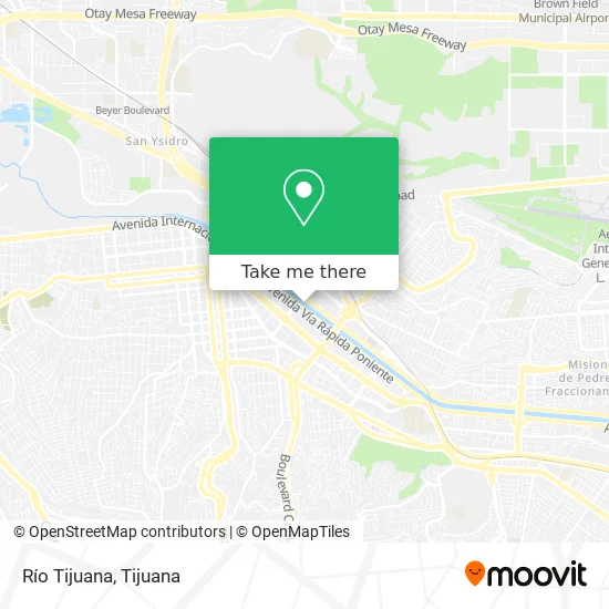 Río Tijuana map