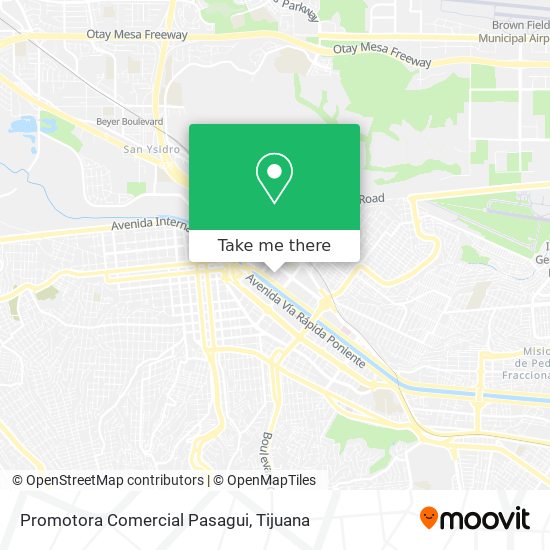 Promotora Comercial Pasagui map