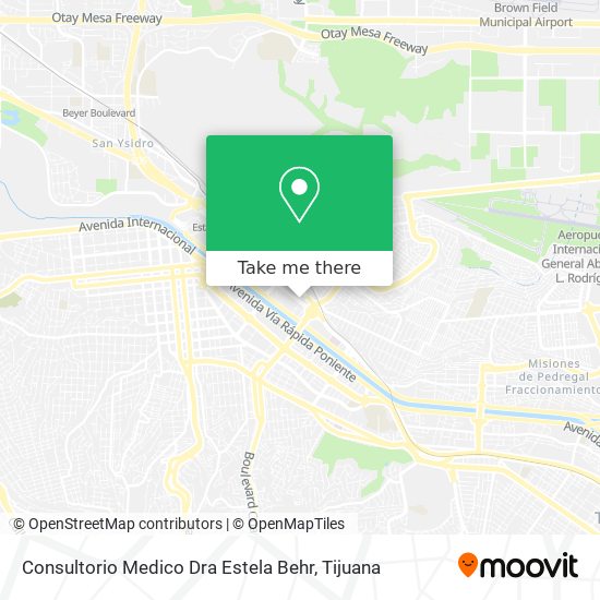 Mapa de Consultorio Medico Dra Estela Behr