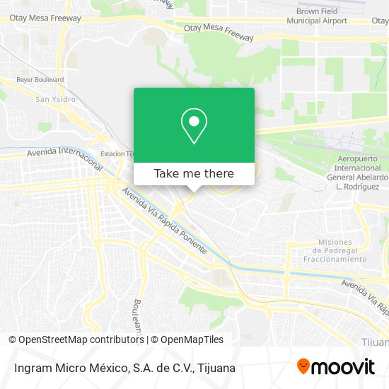 Ingram Micro México, S.A. de C.V. map