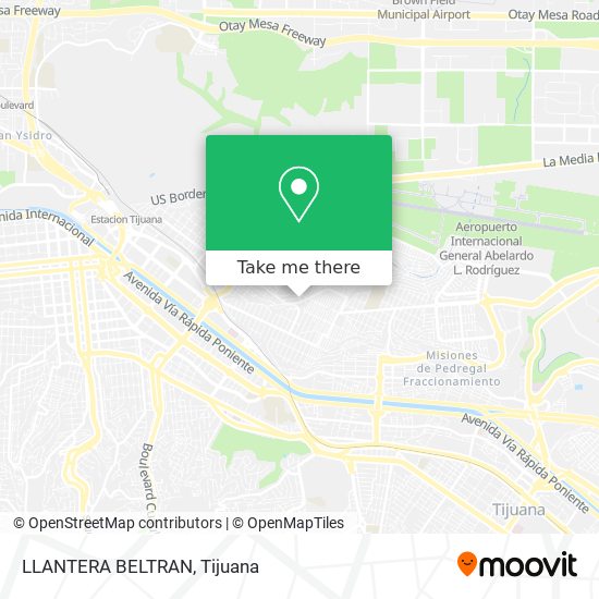 Mapa de LLANTERA BELTRAN