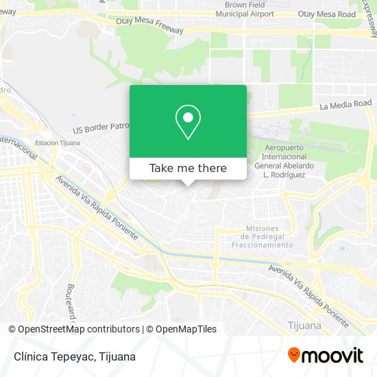 Mapa de Clínica Tepeyac