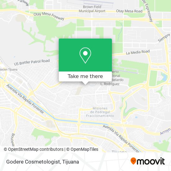 Mapa de Godere Cosmetologist