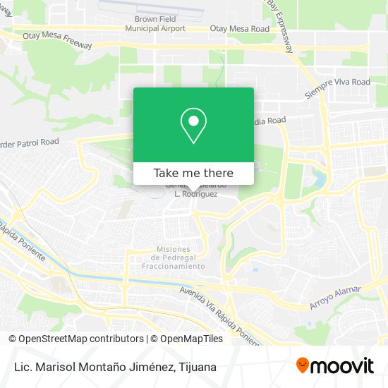 Lic. Marisol Montaño Jiménez map
