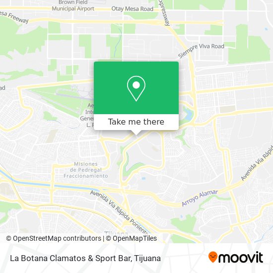 Mapa de La Botana Clamatos & Sport Bar