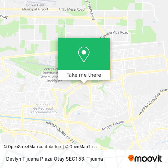 Mapa de Devlyn Tijuana Plaza Otay SEC153