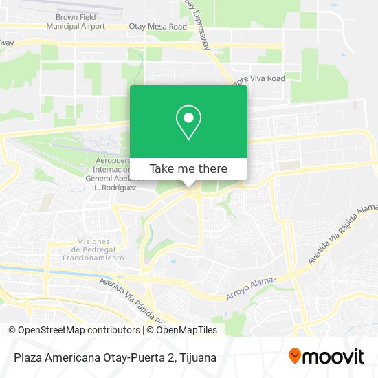 Plaza Americana Otay-Puerta 2 map