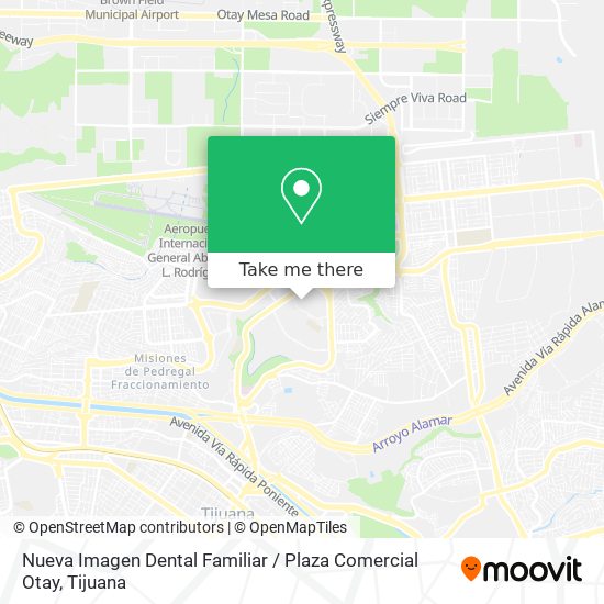 Mapa de Nueva Imagen Dental Familiar / Plaza Comercial Otay