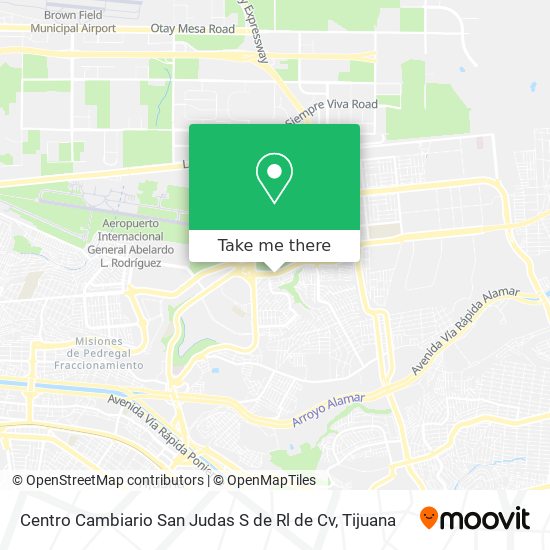 Mapa de Centro Cambiario San Judas S de Rl de Cv