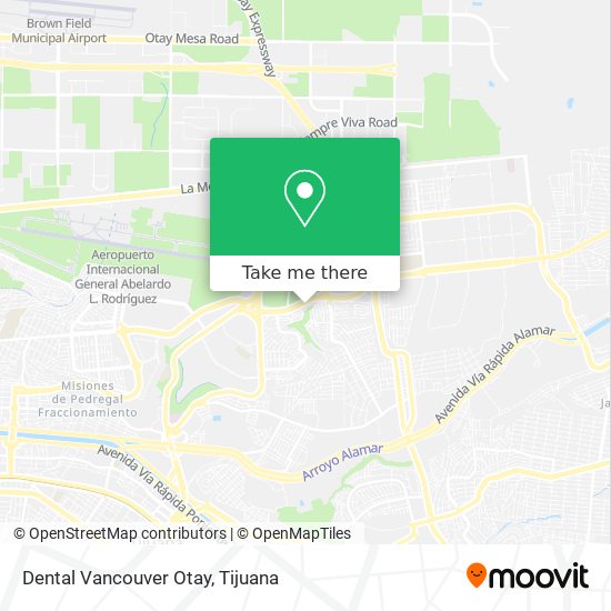 Dental Vancouver Otay map