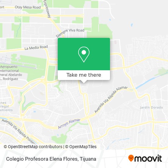 Mapa de Colegio Profesora Elena Flores