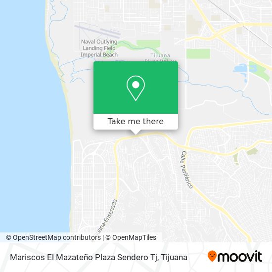 Mapa de Mariscos El Mazateño Plaza Sendero Tj