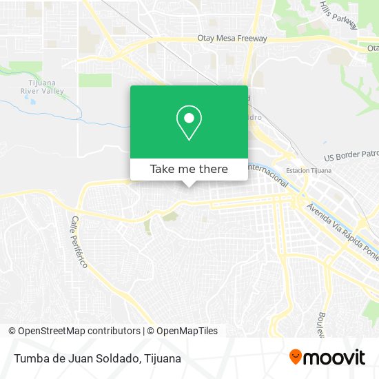 Mapa de Tumba de Juan Soldado