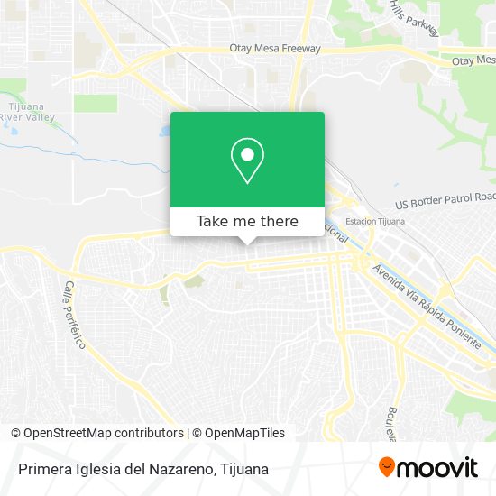Primera Iglesia del Nazareno map