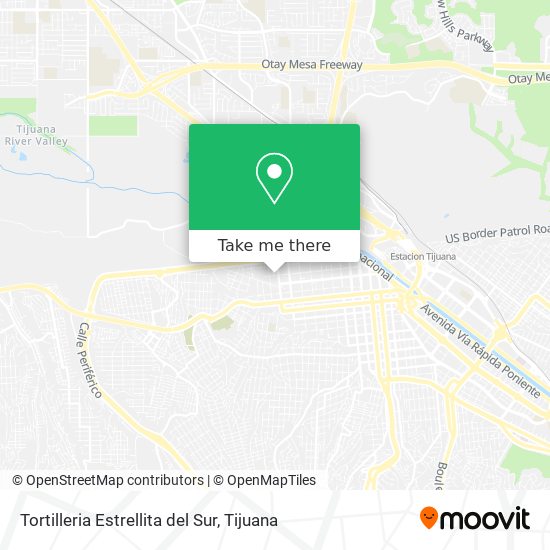 Tortilleria Estrellita del Sur map