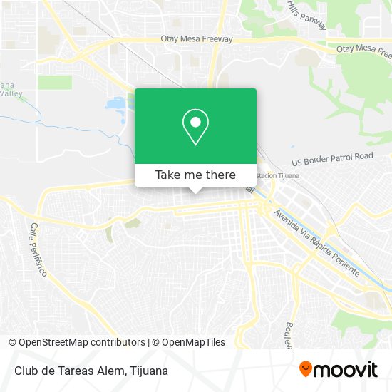 How to get to Club de Tareas Alem in Tijuana by Bus?