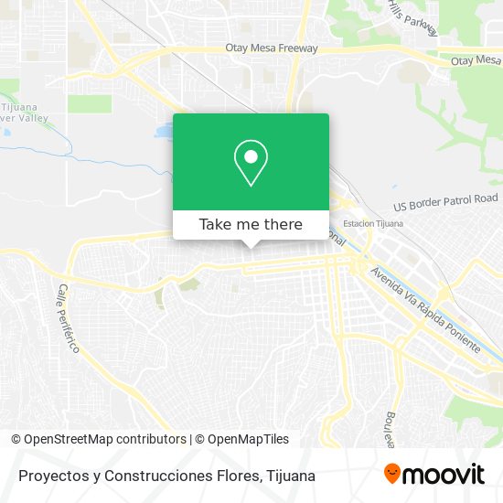 Proyectos y Construcciones Flores map