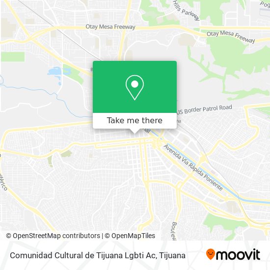 Comunidad Cultural de Tijuana Lgbti Ac map