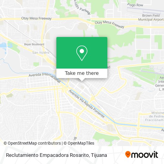 Mapa de Reclutamiento Empacadora Rosarito